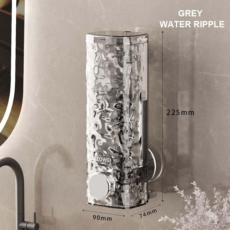 Universell veggmontert sugekopp-sjampodispenser