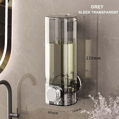 Universell veggmontert sugekopp-sjampodispenser