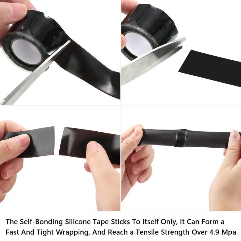 Vanntett selvsmeltende silikontape