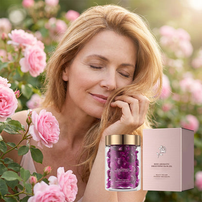 💎 48% RABATT – Deep conditioning hårolje – én kapsel – glatt, skinnende & krusfritt – reisevennlig – blomsterduft