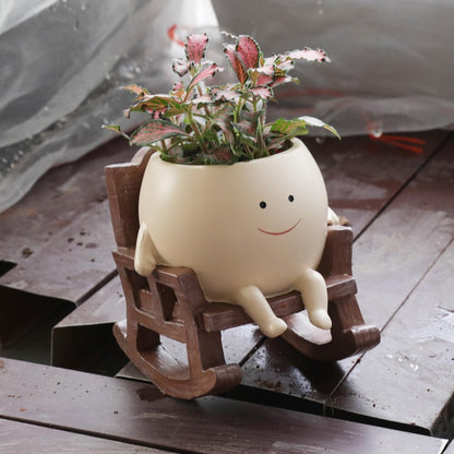 🔥KJØP 2 FÅ 10 % RABATT💝Smiley Face-plantepotte