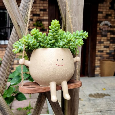 🔥KJØP 2 FÅ 10 % RABATT💝Smiley Face-plantepotte