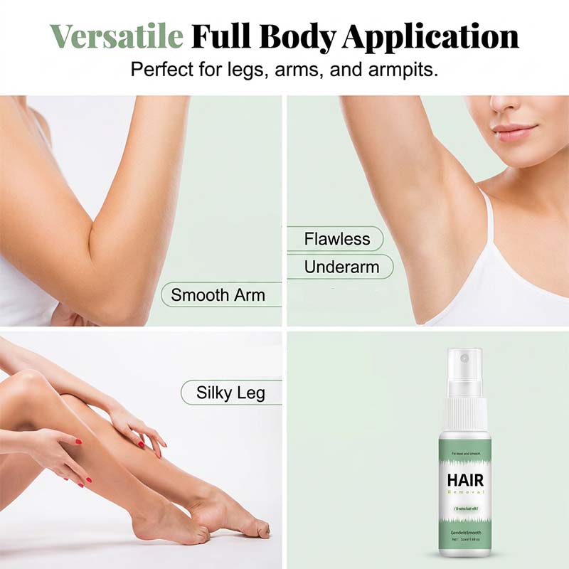 Kroppshårfjerningsspray for glatt hud ✨🧴