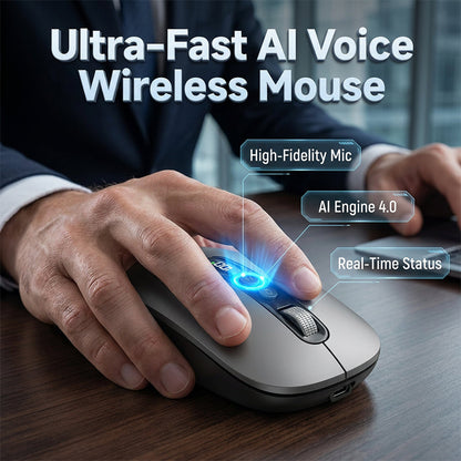 ⏳Begrenset tidsbegrenset 48 % rabatt⏰AI Smart Voice Wireless Mouse🖱️💬