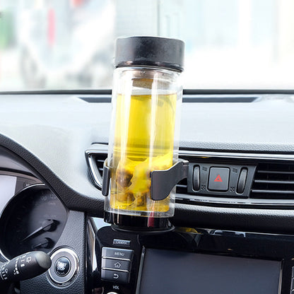☕ 50% RABATT – Bilkoppholder med justerbar stang – passer horisontale lufteventiler – automatisk klemming – stabil og sikker