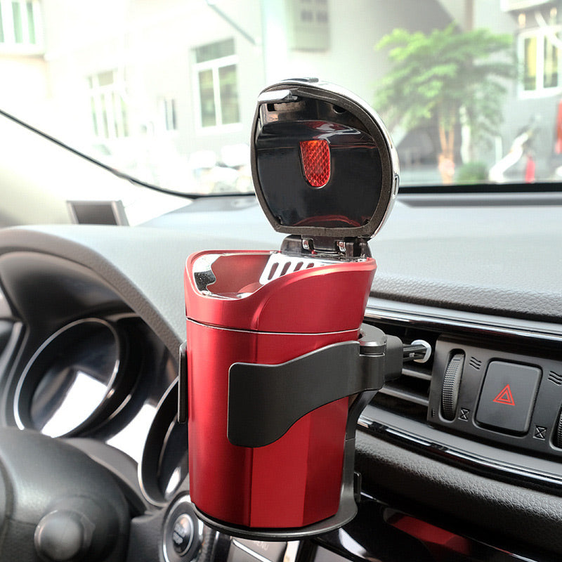 ☕ 50% RABATT – Bilkoppholder med justerbar stang – passer horisontale lufteventiler – automatisk klemming – stabil og sikker