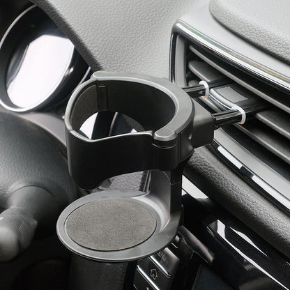 ☕ 50% RABATT – Bilkoppholder med justerbar stang – passer horisontale lufteventiler – automatisk klemming – stabil og sikker