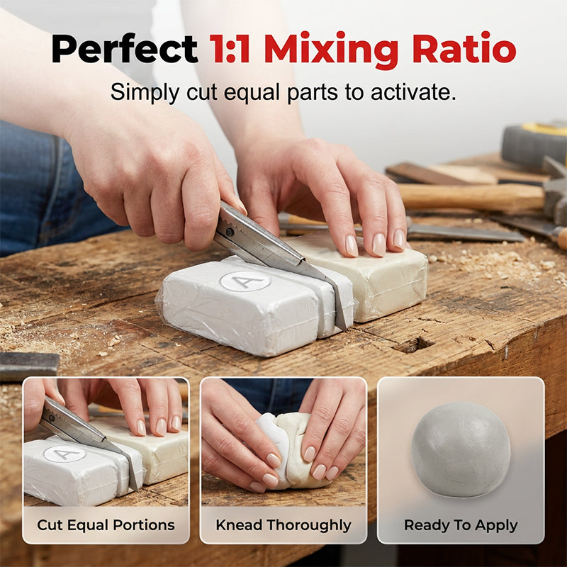📢📢48% RABATT !! ⏰AB Epoxy Putty – reparasjonsleire for steinmodeller