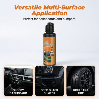 📢📢48 % rabatt!! 🚗✨Multifunksjonelt svart poleringsprodukt for plastbiler🛡️
