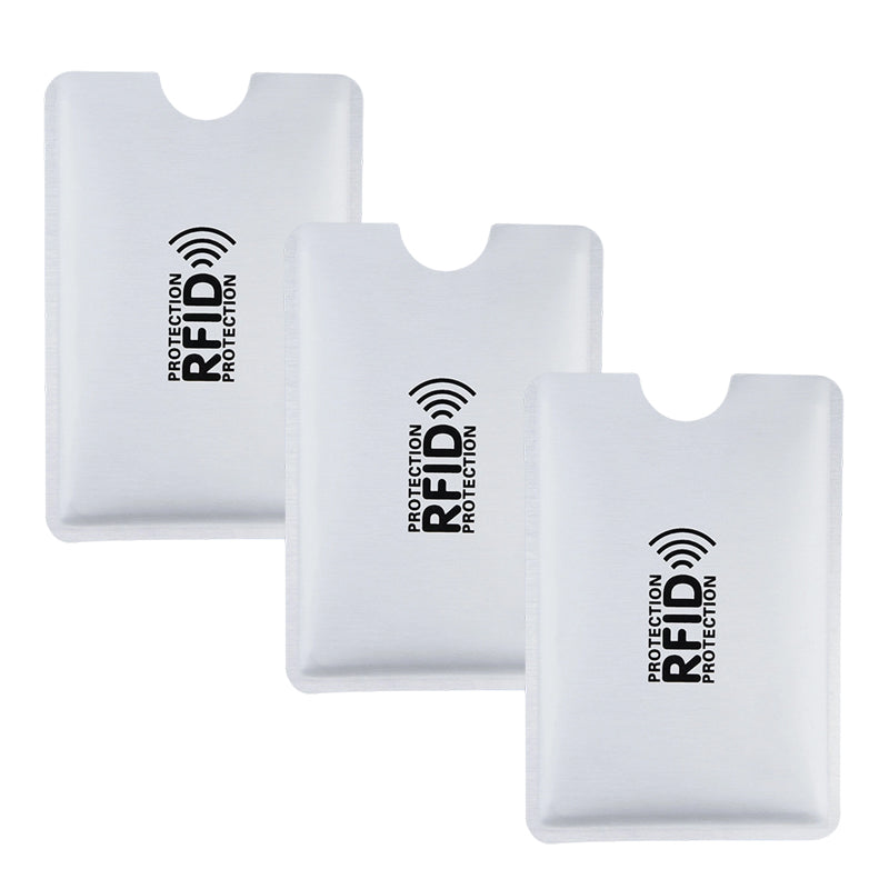 RFID-blokkerende ermer for kredittkort