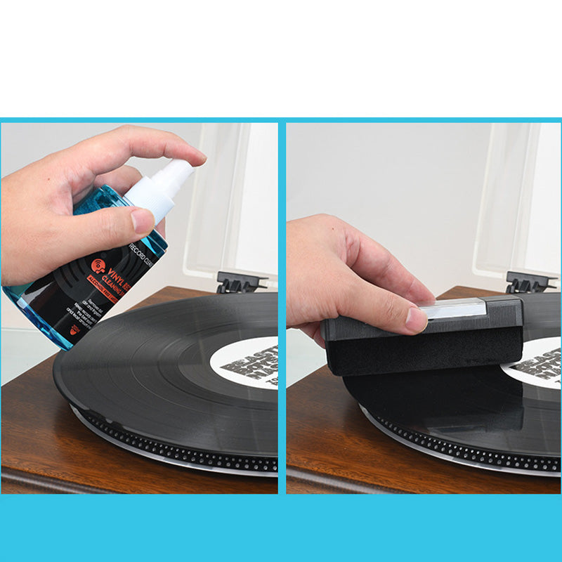 🎵 TIDSBEGRENSET KJØP 2 FÅ 1 GRATIS! 💥 Antistatisk rengjøringsspray for vinylplater – Alkoholfri, støvfjerner, fin tåke ✨