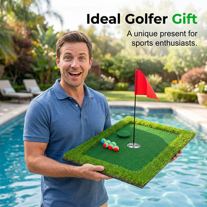 Bærbar flytende golfputtinggreen