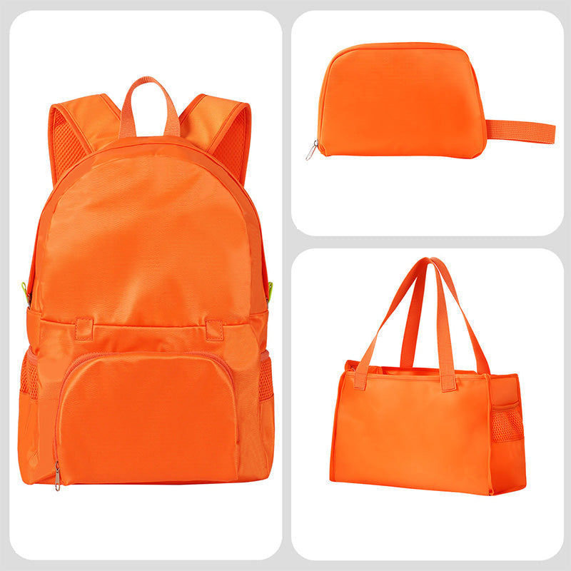 🎒 ✨Sammenleggbar, multifunksjonell ryggsekk/veske – 3-i-1-reisetaske – ryggsekk, veske og skulderveske i ett – kompakt, allsidig og perfekt til reiser, hverdagsbruk og jobb