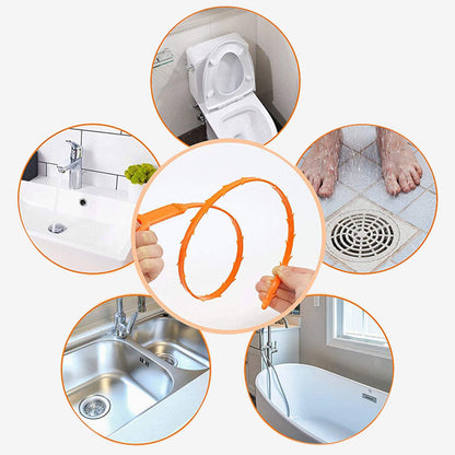 🌟 50 % RABATT NÅ! 🛠️ 20,5-tommers avløpsslange – Fleksibel, slitesterk og enkel å bruke – Fjerner tettheter i vasker, badekar og rør raskt 💧
