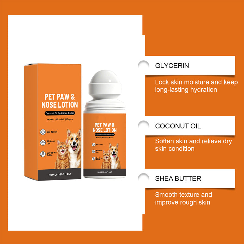 Dypfuktende lotion for kjæledyrpoter