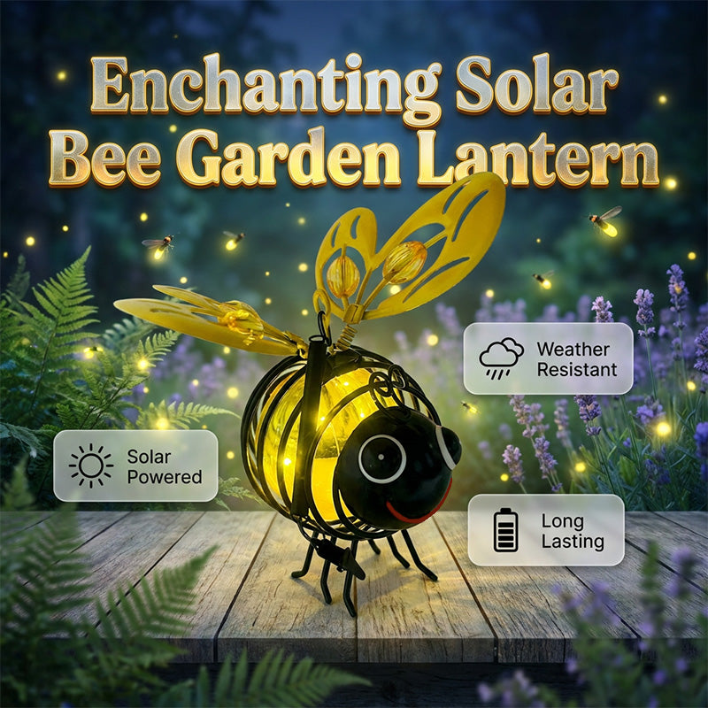 🐝 Utendørs hengende solcelledrevet bielys – perfekt gave til planteelskere, mødre eller bokstavelig talt alle som smiler ❤️