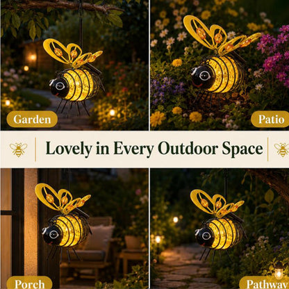 🐝 Utendørs hengende solcelledrevet bielys – perfekt gave til planteelskere, mødre eller bokstavelig talt alle som smiler ❤️