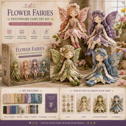 🔥48 % RABATT SISTE DAG🧵Fairy Patchwork DIY-kolleksjon