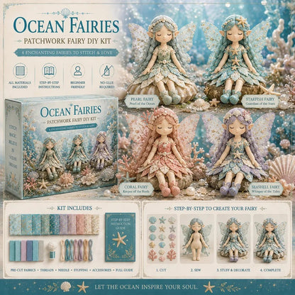 🔥48 % RABATT SISTE DAG🧵Fairy Patchwork DIY-kolleksjon
