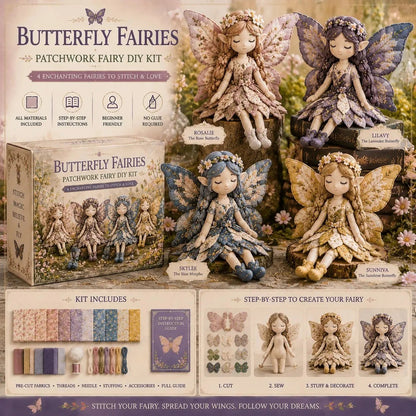 🔥48 % RABATT SISTE DAG🧵Fairy Patchwork DIY-kolleksjon