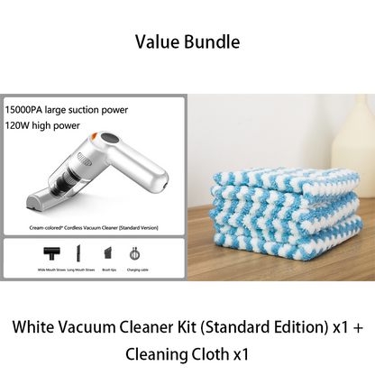 🧹 48% RABATT – Trådløs støvsuger – 10000PA sug  – HEPA-filter – for bil, hjem og kontor