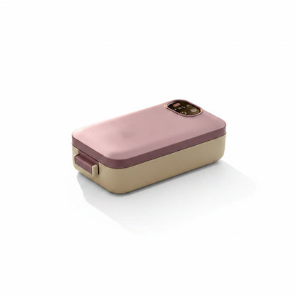🍱 BEGRENSET TID 48 % RABATT! ✨ Bærbar elektrisk matboks – Selvoppvarmende, 7200 mAh, 304 rustfritt stål 🔋