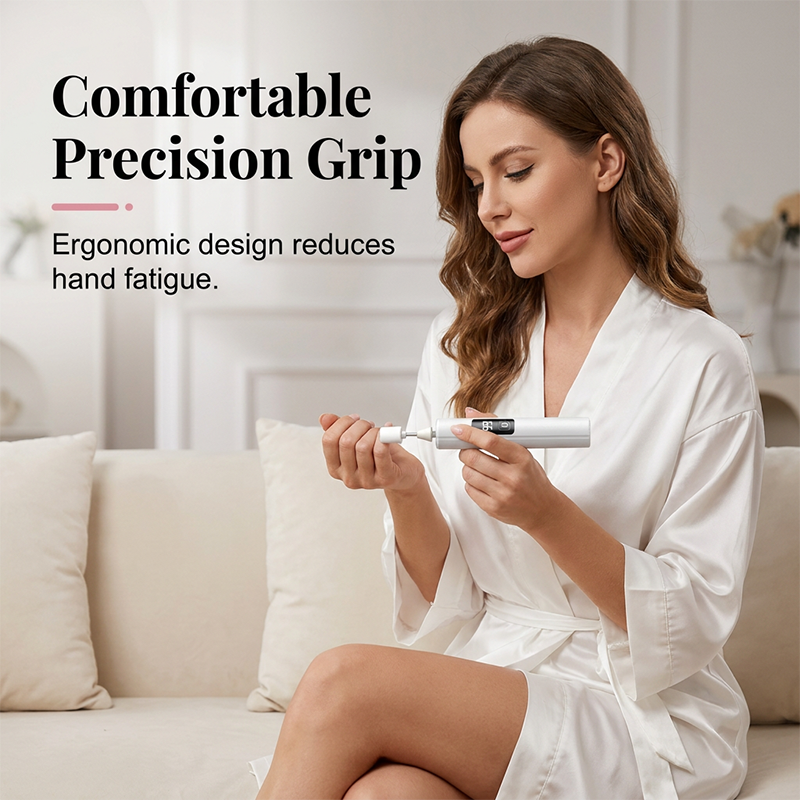 💎 48% RABATT I BEGRENSET TID! ✨Profesjonell elektrisk neglefil – oppgrader neglepleien din med 99 hastigheter og 4 tilbehør ✨💅