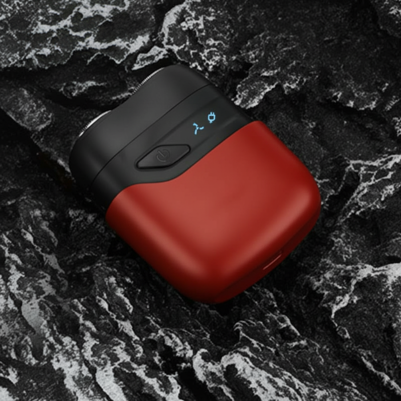 🪒⚡ Elektrisk barbermaskin med to hoder – vanntett, USB-lading, perfekt for reising!