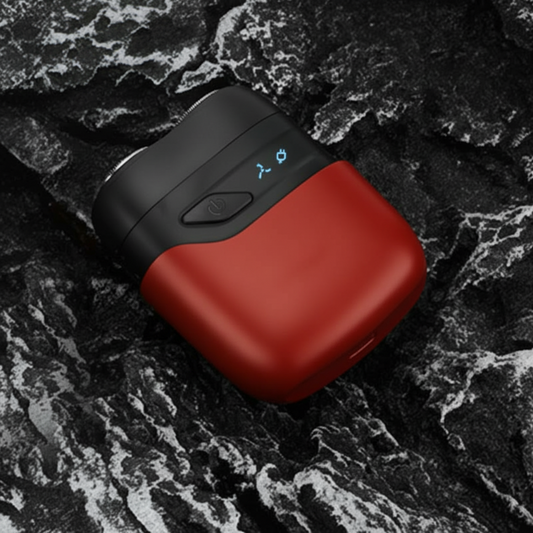 🪒⚡ Elektrisk barbermaskin med to hoder – vanntett, USB-lading, perfekt for reising!