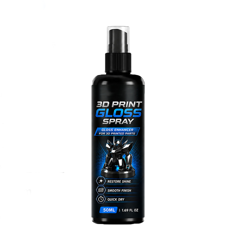Glansgjenopprettende spray for 3D-utskrevne modeller
