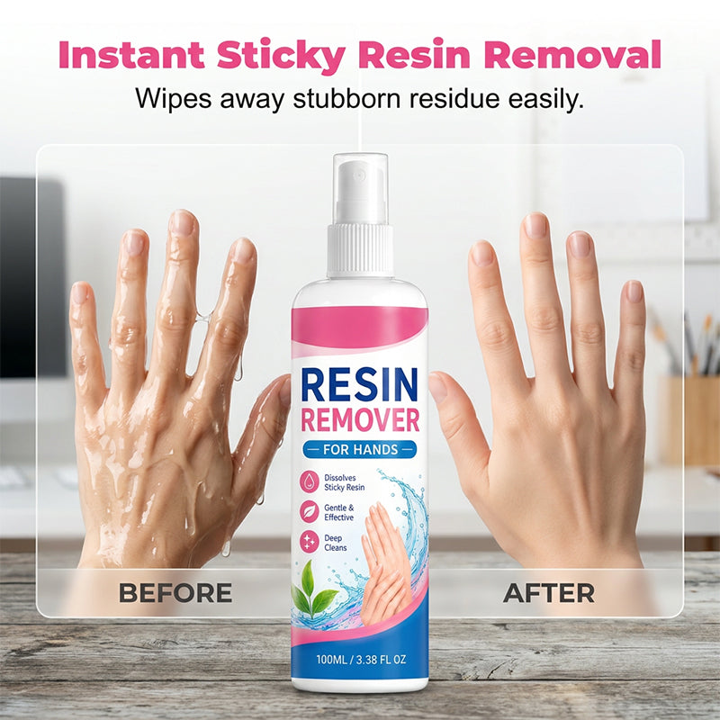 ✨🤲 50% RABATT! Skånsom resin-fjerner for hender – løser umiddelbart opp klissete epoksy- og UV-resin. Trygt for sensitiv hud – ingen irritasjon. Et must for alle som jobber med resin! 🎨💎