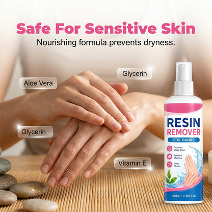 ✨🤲 50% RABATT! Skånsom resin-fjerner for hender – løser umiddelbart opp klissete epoksy- og UV-resin. Trygt for sensitiv hud – ingen irritasjon. Et must for alle som jobber med resin! 🎨💎