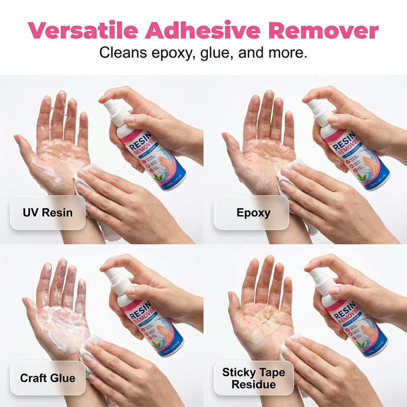 ✨🤲 50% RABATT! Skånsom resin-fjerner for hender – løser umiddelbart opp klissete epoksy- og UV-resin. Trygt for sensitiv hud – ingen irritasjon. Et must for alle som jobber med resin! 🎨💎