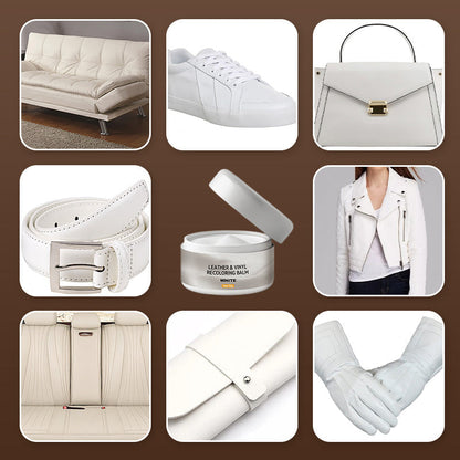 【Lærpleiekrem】👜✨ Reparerer og gjenoppretter fargen på lær i biler, sofaer, sko og mer. 🔧👢