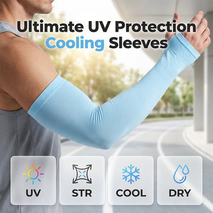 ❄️Sommertilbud: Kjøp 1, få 1 gratis!☀️ Unisex armbeskyttere med UV-beskyttelse og kjøleeffekt🧊