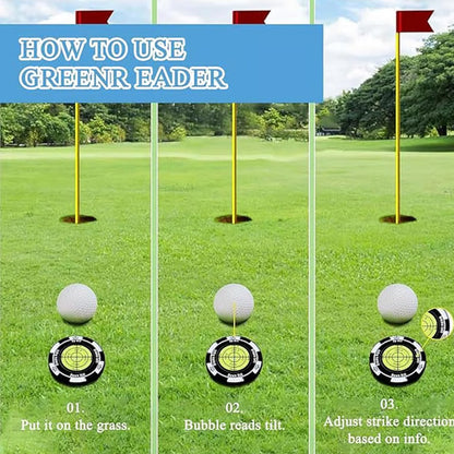 🎁2026 Nyheter 48% RABATT💥Presisjonsnivå for golfgreen og ballmarkør
