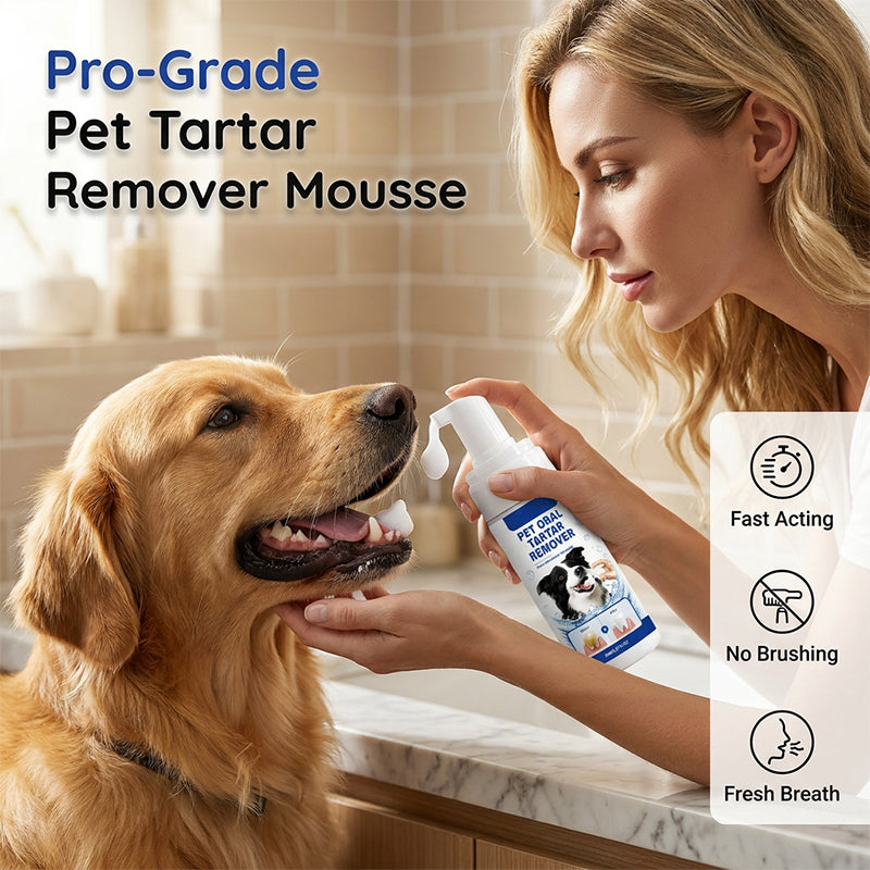 Mousse til munnhygiene for kjæledyr