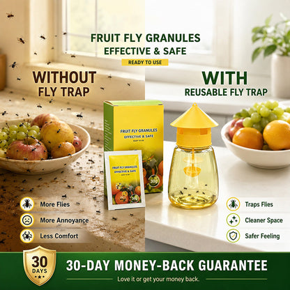 🔥Amazing Discount! 🕸️Get rid of annoying mosquitoes and fruit flies! Indoor and Outdoor Hanging Fly Trap