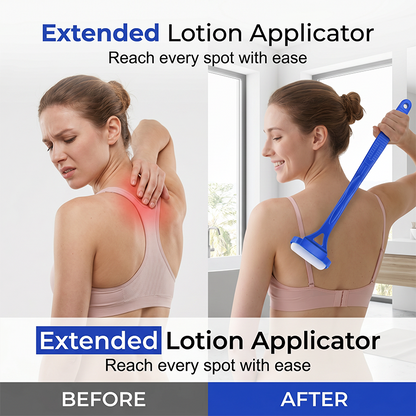 🔥Heit salg 50 % RABATT🔥 Slutt å vri deg som en kringle! Applikatorrulle med lang rekkevidde – Lotion og solkrem, Solo ✨