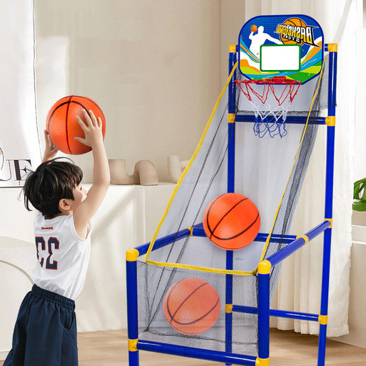 ⏰48 % RABATT NÅ!⛹️Rask levering 🚚💨Innendørs basketball-arkadespill for barn med 4 baller🏀