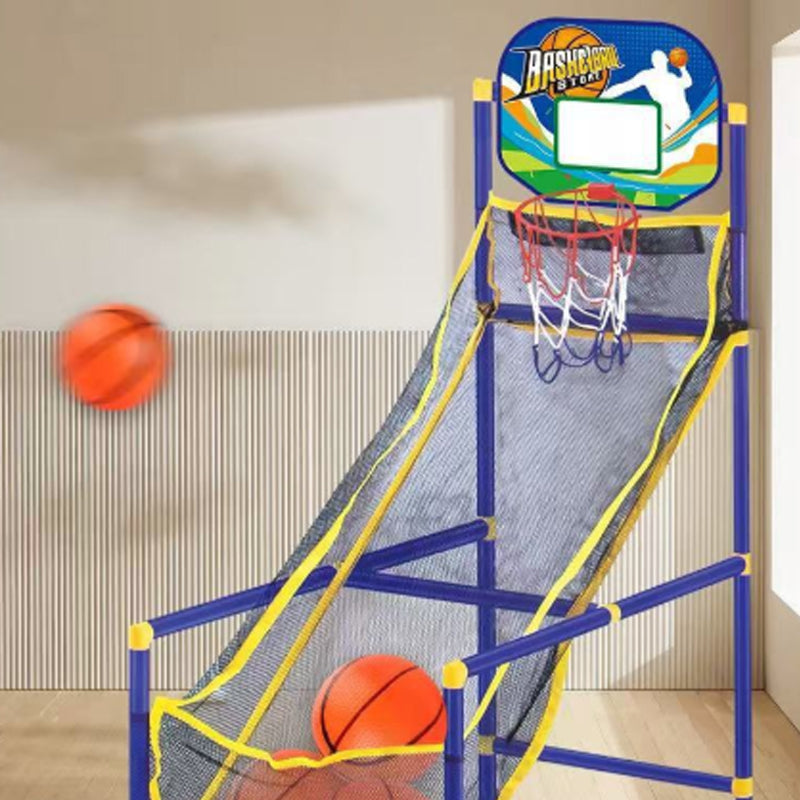⏰48 % RABATT NÅ!⛹️Rask levering 🚚💨Innendørs basketball-arkadespill for barn med 4 baller🏀