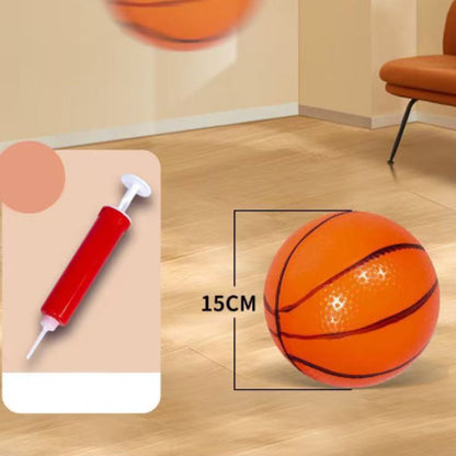 ⏰48 % RABATT NÅ!⛹️Rask levering 🚚💨Innendørs basketball-arkadespill for barn med 4 baller🏀