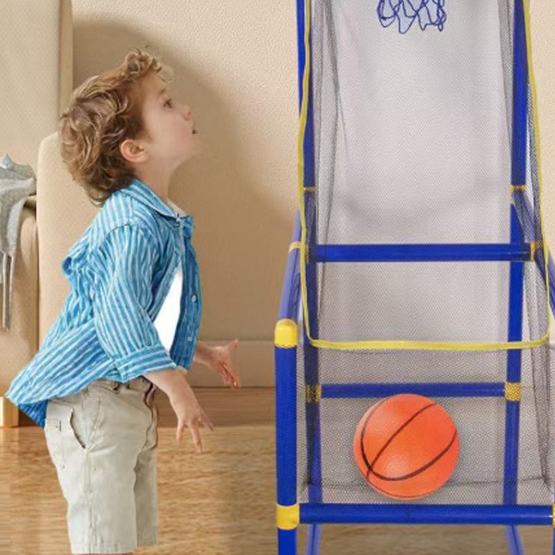 ⏰48 % RABATT NÅ!⛹️Rask levering 🚚💨Innendørs basketball-arkadespill for barn med 4 baller🏀