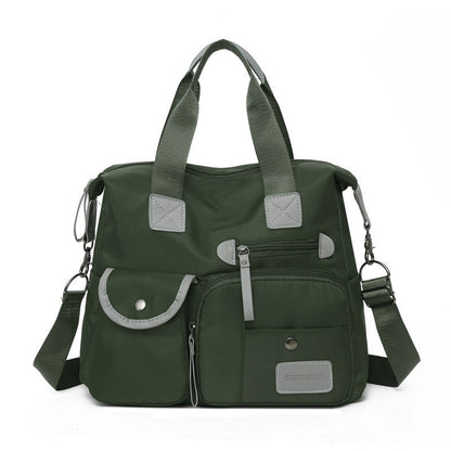 👜48 % RABATT PÅ BEGRENSET SALG! Vanntett Oxford-veske med stor kapasitet for kvinner, veske med flere lommer og 3 bæremåter, crossbody-skulderveske for daglige reiser, jobb og shopping