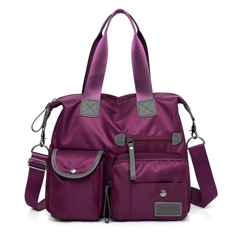 👜48 % RABATT PÅ BEGRENSET SALG! Vanntett Oxford-veske med stor kapasitet for kvinner, veske med flere lommer og 3 bæremåter, crossbody-skulderveske for daglige reiser, jobb og shopping