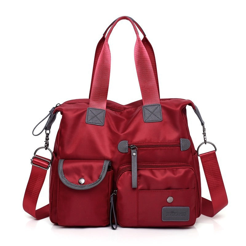 👜48 % RABATT PÅ BEGRENSET SALG! Vanntett Oxford-veske med stor kapasitet for kvinner, veske med flere lommer og 3 bæremåter, crossbody-skulderveske for daglige reiser, jobb og shopping