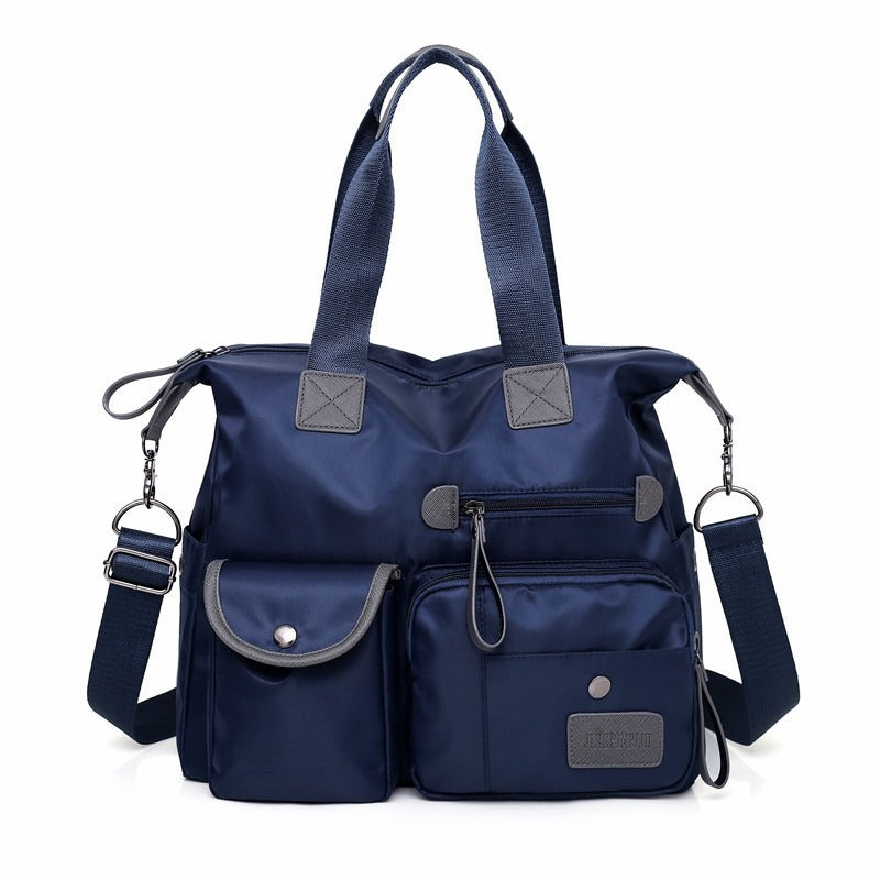 👜48 % RABATT PÅ BEGRENSET SALG! Vanntett Oxford-veske med stor kapasitet for kvinner, veske med flere lommer og 3 bæremåter, crossbody-skulderveske for daglige reiser, jobb og shopping