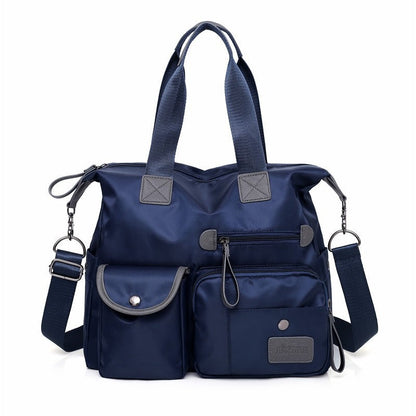 👜48 % RABATT PÅ BEGRENSET SALG! Vanntett Oxford-veske med stor kapasitet for kvinner, veske med flere lommer og 3 bæremåter, crossbody-skulderveske for daglige reiser, jobb og shopping