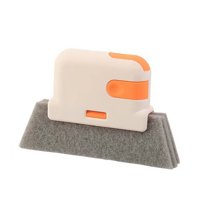 50% RABATT! 3-i-1 Vindusspor Rengjøringsverktøy med Skrubbepute – Fjerner Gjenstridig Smuss Enkelt! ✨ Skrap, Børst & Skrubb – Perfekt for Skyvedører & Vinduskarmer. 🧼 Kompakt & Plassbesparende – Kjøp 3 for 10% Ekstra Rabatt! 🏠