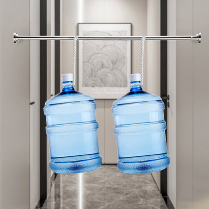🔥48% off limited time！🥼👚 Create storage space anywhere anytime！Adjustable No-Drill Tension Rod
